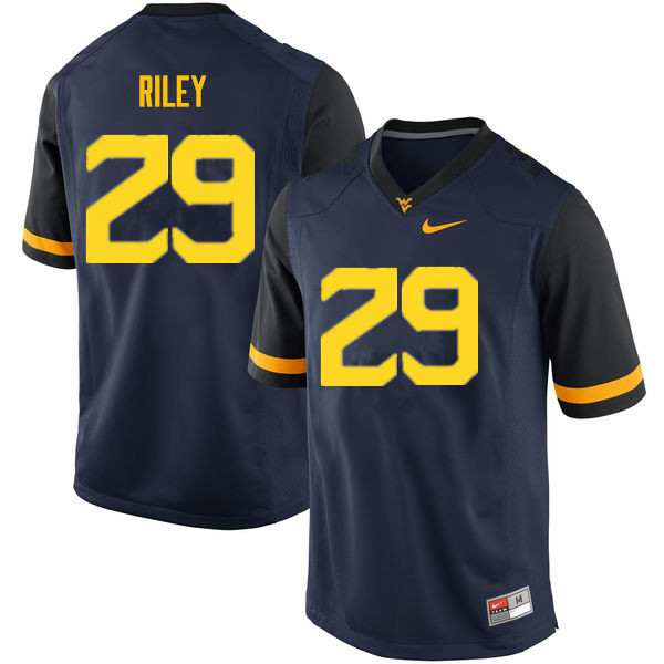 NCAA Men's Chase Riley West Virginia Mountaineers Navy #29 Nike Stitched Football College Authentic Jersey DQ23J22DM